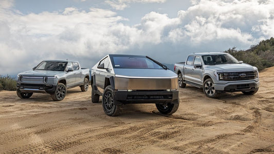 Comparativa de los camiones eléctricos de lujo: Tesla Cybertruck, Ford F-150 Lightning y Rivian R1T