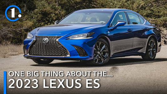 Lexus ES 350 F Sport 2023: Un viaje de comodidad en el camino