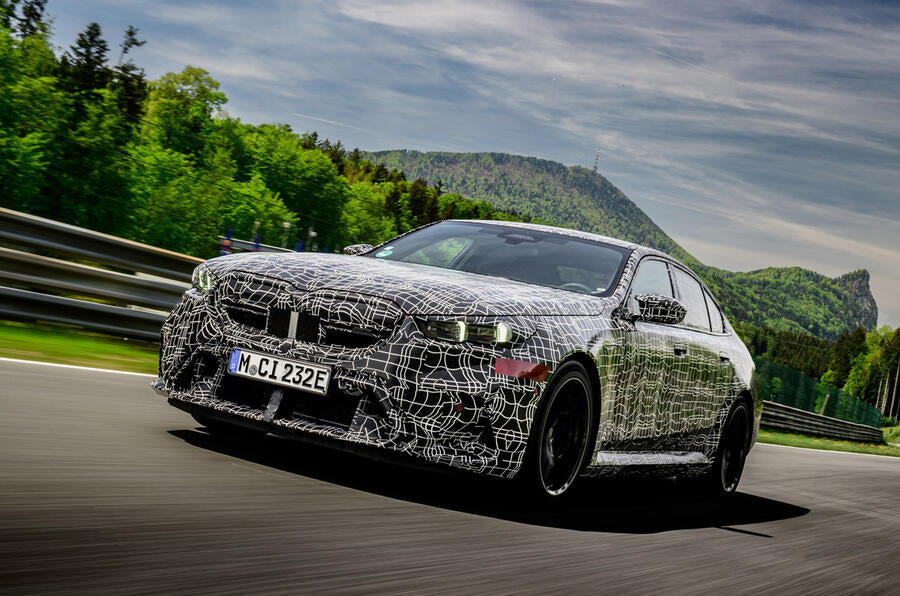 Prueba del prototipo del BMW M5: Un superdeportivo híbrido de 717 CV