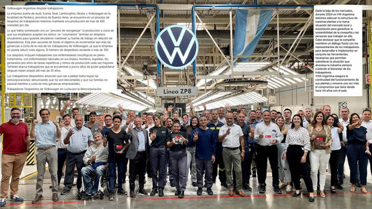 Crisis en Volkswagen Argentina: denuncian 300 despidos