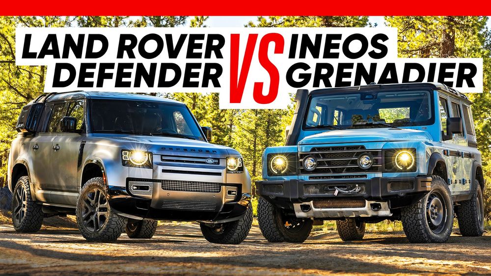 Comparativa de los todoterrenos británicos: Ineos Grenadier vs Land Rover Defender