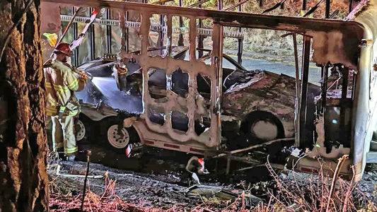 El prototipo de Ford destruido por un incendio en Pebble Beach