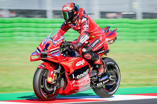 Bagnaia rompe el récord de la pista de Misano y se lleva la pole position en el Gran Premio de Emilia-Romagna