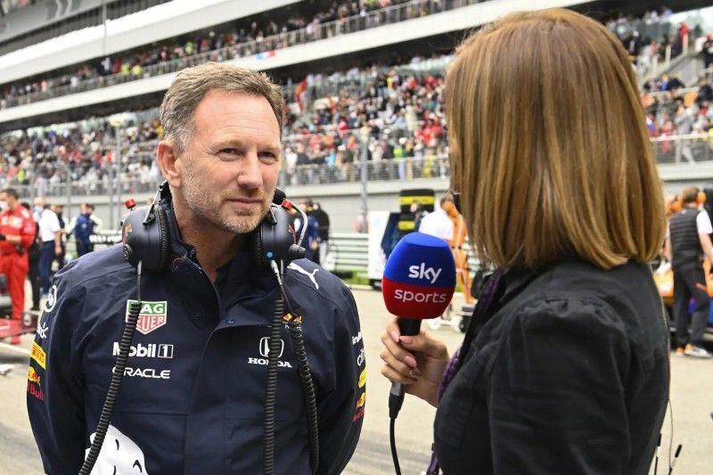 Christian Horner y la polémica con la reportera de Sky: "¿A quién pondrías en su lugar?"