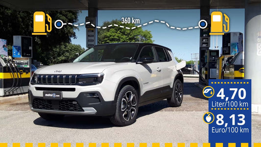 Prueba de Consumo: Jeep Avenger e-Híbrido