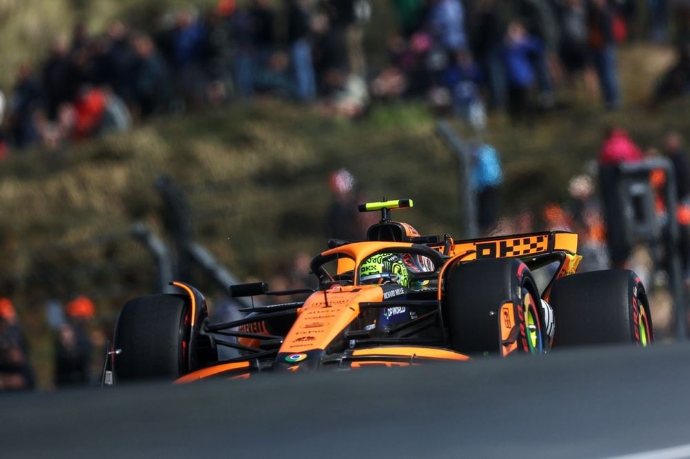 Norris se presenta en casa de Verstappen: McLaren líder en las primeras libres del GP de Holanda