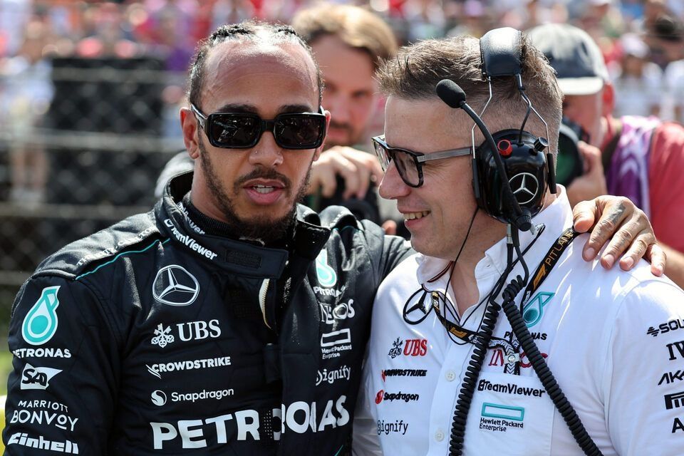 FÓRMULA 1: El ingeniero de Hamilton, Pete Bonnington, permanece en Mercedes en un nuevo rol