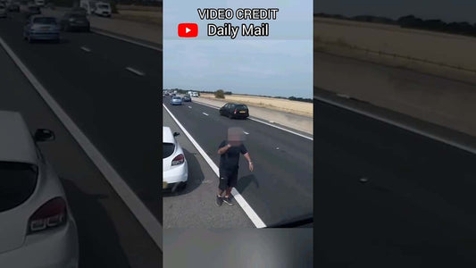 Un conductor kamión esquivó a un automovilista imprudente que se cruzó en su camino