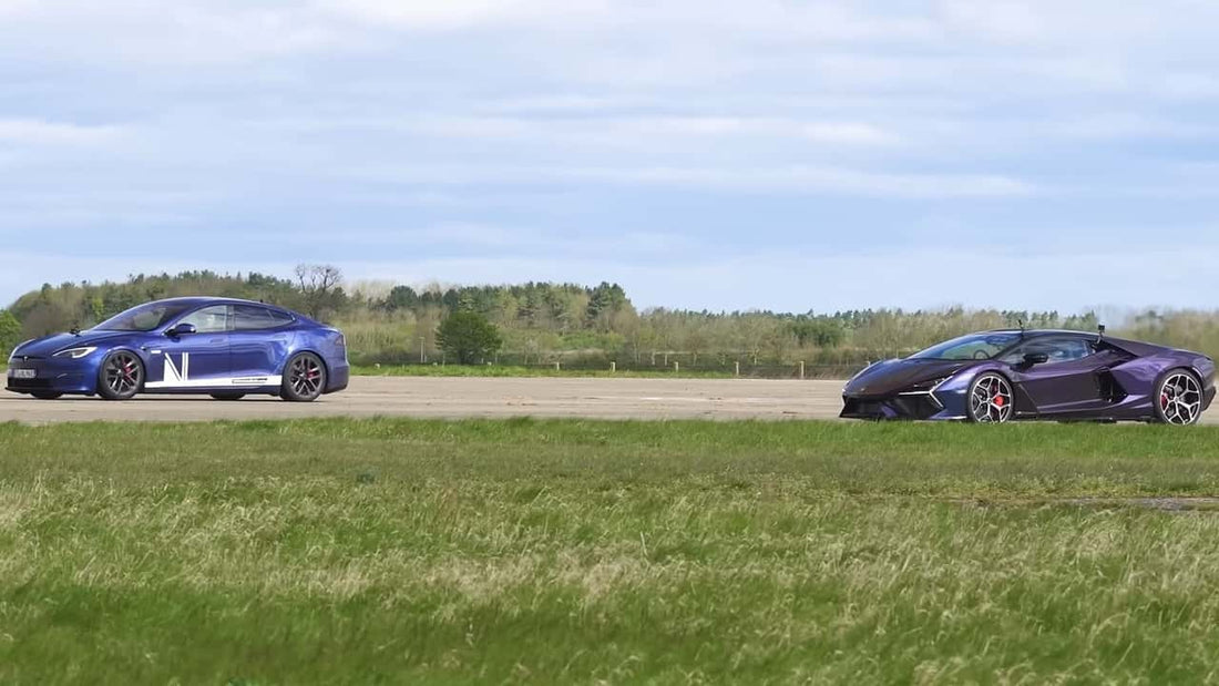 Lamborghini Revuelto vs Tesla Model S Plaid: Velocidad y Problemas