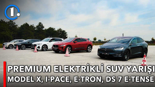 Drag | Tesla Model X vs Jaguar I-Pace vs Audi e-tron