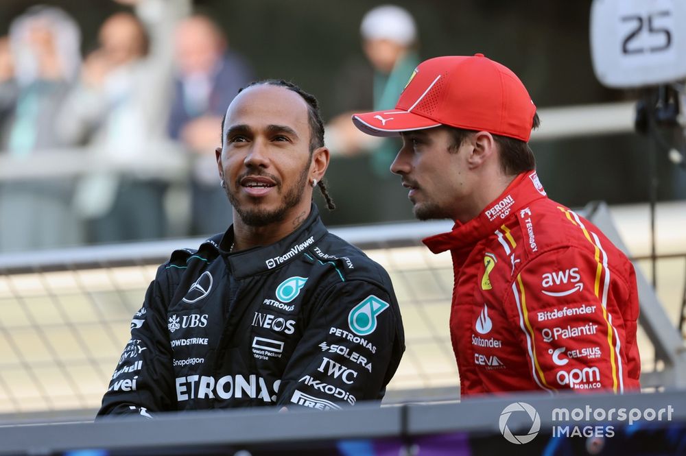 Charles Leclerc sobre el fichaje de Lewis Hamilton por Ferrari: "Siempre es una buena noticia"